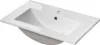 A white ceramic sink with a gray basin is shown against a white background. Produktbild-Vorschau