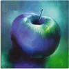 ARTland Leinwandbild Der blaue Apfel Größe: 50x50 cm Produktbild-Vorschau 1