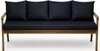 Cuscini per panchina da giardino Blu scuro| Seduta 170x60x7 Anteprima dell’immagine prodotto 6