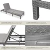 Bain de soleil SOFIA 6 positions - gris Voir les images du produit 5