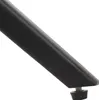 A close-up shot of the bottom of a black chair leg with an adjustable foot. Anteprima dell’immagine prodotto