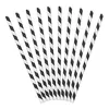 Papierstrohhalme, schwarz, 19,5cm (1 Packung / 10 Stk.) Produktbild-Vorschau 2