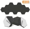 Akustické panely YARDIN Hexagon 30 x 26 cm, čierne, 48 ks, Náhľad obrázku produktu 1