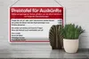 Blechschild Spruch 30x20cm Preistafel für Auskünfte Produktbild-Vorschau 4
