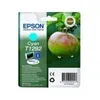 The image shows the packaging of an Epson T1292 cyan ink cartridge, with a picture of an apple on the right side. Anteprima dell’immagine prodotto