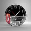 Wanduhr - Rund - Glasuhr - Telefon london Mond Astronaut - Produktbild-Vorschau 3