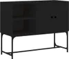 Kredens czarny 100x40x79,5 cm materiał drewnopochodny Podgląd zdjęcia produktu 1