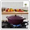 Poêle à frire émaillée HAGE 6 l en fonte, compatible Voir les images du produit 7
