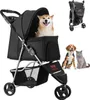 Hondenwagen, draagvermogen 16 kg, inklapbare dierenbuggy, Productafbeelding-voorbeeld 1