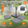 ML-Design Sonnenschirmständer 4-teilig, Grau, Produktbild-Vorschau 2