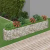 Lit surélevé en gabion Fer galvanisé 330x50x50 cm Voir les images du produit 2