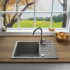 LINDBERGH® Granitspüle Grau "SIM33" inkl. Siphon Produktbild-Vorschau 2