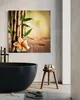 Leinwandbild Bambus-Zen-Blumen 30x30 Feeby Gelb bild für Produktbild-Vorschau 2