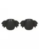 Schwarze Gothic Eierbecher mit Fledermaus Flügeln 2 Stück Produktbild-Vorschau 3