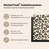 KitchenYeah© Herdabdeckplatte Tierprint - Pantherprint - Produktbild-Vorschau 6