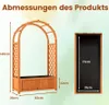 GOPLUS Hochbeet mit Rankgitter, Blumenkasten mit Produktbild-Vorschau 5