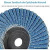 Zestaw 8 sztuk, ściernice listkowe, Ø 76 mm x 10 mm, Podgląd zdjęcia produktu 4
