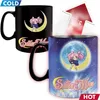A thermo effect mug showing two different designs based on temperature. Produktbild-Vorschau