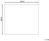 BELIANI Narzuta na łóżko brązowa poliester 200 x 220 cm w Podgląd zdjęcia produktu 3