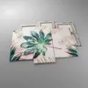 Bild auf Leinwand - Leinwandbild - 3 Teile - Blatt Tropisch Produktbild-Vorschau 2