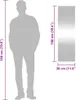 vidaXL Nástenné zrkadlo 30x100 cm Obdĺžnikové sklo Náhľad obrázku produktu 6