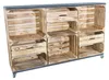 Kommode/ Raumtrenner aus 6 geflammten Kisten und 2 Produktbild-Vorschau 1