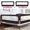 Klappbar Rausfallschutz Bett 200CMx2+180CMx1,Baby Produktbild-Vorschau 1