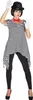 Ringelshirt seitlich lang - Faschingskostüm Damen Größe: 44 Produktbild-Vorschau 1