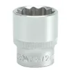 Kurze 12-kant Stecknuss 27 mm 1/2 Zoll Náhľad obrázku produktu 1