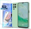 A smartphone case and screen protector are displayed together. Produktbild-Vorschau