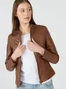 Mustang Lederjacke Blanca Damen cognac 3XL Produktbild-Vorschau 5