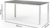 Set da giardino con tavolo rettangolare 156×78 cm in Anteprima dell’immagine prodotto 5