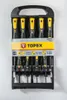 Topex-Schraubendreher 9 Stück extra gehärtete Spitze Produktbild-Vorschau 2