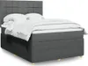 Eleganten-Stil Boxspringbett mit Matratze Dunkelgrau Produktbild-Vorschau 1