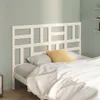 vidaXL Kopfteil Weiß 126x4x104 cm Massivholz Kiefer -  Produktbild-Vorschau 4