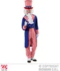 A person dressed in an Uncle Sam costume, standing against a white background. Produktbild-Vorschau