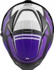 FC-Moto FF130SV Casco Cavion, nero opaco/lilla, S Anteprima dell’immagine prodotto 6