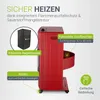 Juskys Ceramiczny grzejnik gazowy GS42US - Czerwony - 4200 Podgląd zdjęcia produktu 6