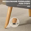 HOMCOM 2-Sitzer Stoffsofa Polstersofa Doppelsofa Sitzmöbel Produktbild-Vorschau 11