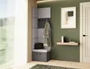 Garderobe MARGARET V, Farbe: Graphit+Jasmine90 mit Produktbild-Vorschau 1