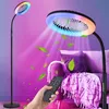 LED Stehlampe mit Ventilator 184cm, Flexible Gooseneck RGB Produktbild-Vorschau 2