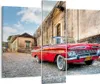 Bild auf Leinwand - Leinwandbild - Auto Klassiker Kuba Produktbild-Vorschau 1