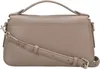 LACOSTE Pelle borsa a tracolla Flap Crossover Bag Taupe Anteprima dell’immagine prodotto 12