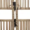 vidaXL Paravent 4 pcs. Beige Poly Rattan Voir les images du produit 7