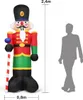 Een opblaasbare kerstman in de vorm van een soldaat, 2,4 Productafbeelding-voorbeeld 3