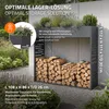 Regál na drevo ML-Design, vnútorné a vonkajšie použitie, s Náhľad obrázku produktu 6