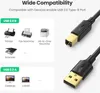 Ugreen 10351, 3 m, USB A, USB B, USB 2.0, Čierna Náhľad obrázku produktu 2