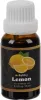 A close-up shot of a small amber glass bottle of essential oil with a white cap. Produktbild-Vorschau