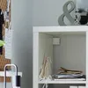 IKEA Kallax Regal, Weiß, glatte Oberflächen, abgerundete Produktbild-Vorschau 3