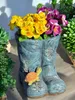 Dekorativer Blumentopf in Form eines Stiefelpaares – Größe Produktbild-Vorschau 3